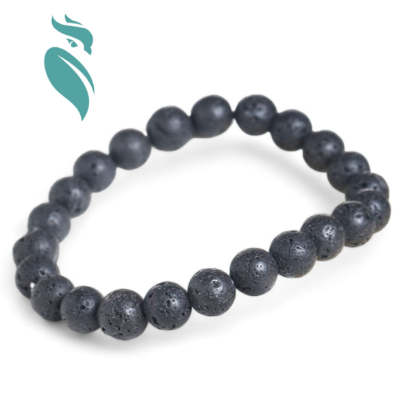 5A Volcanic Lava Stone Beaded Bracelets - Image 2