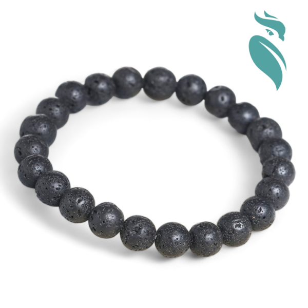 5A Volcanic Lava Stone Beaded Bracelets - Image 3