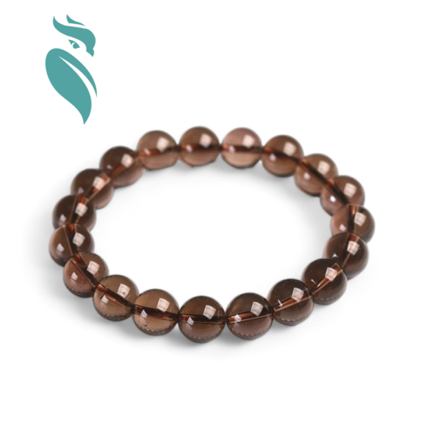 Natural Smoky Quartz Beaded Bracelet