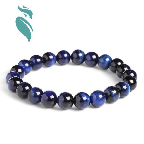 Lapis Lazuli & Blue Tiger Eye Stone Beads Bracelet