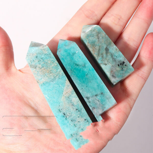 Natural Crystal Amazonite Four-edged Single Point - Image 5