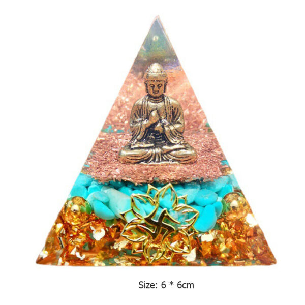 Quan Yin Orgone Energy Pyramid Ornament - Image 2