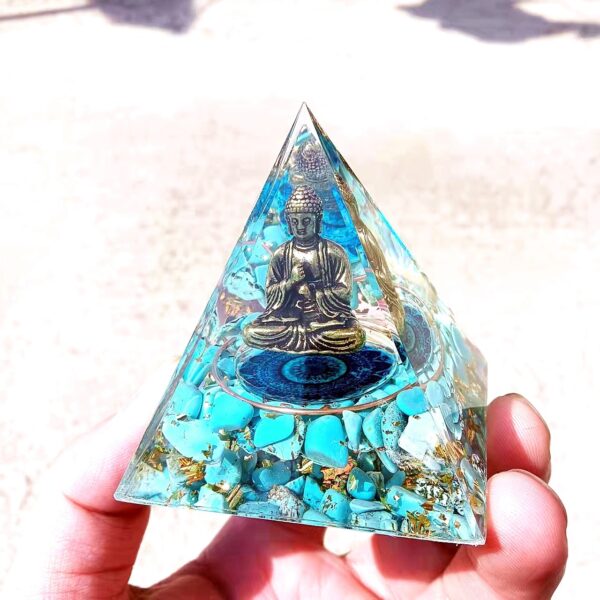 Quan Yin Orgone Energy Pyramid Ornament - Image 6